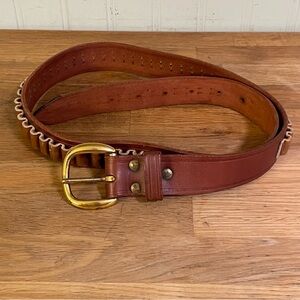 Black Sheep Brand Leather Bandolier Ammo Belt (M)